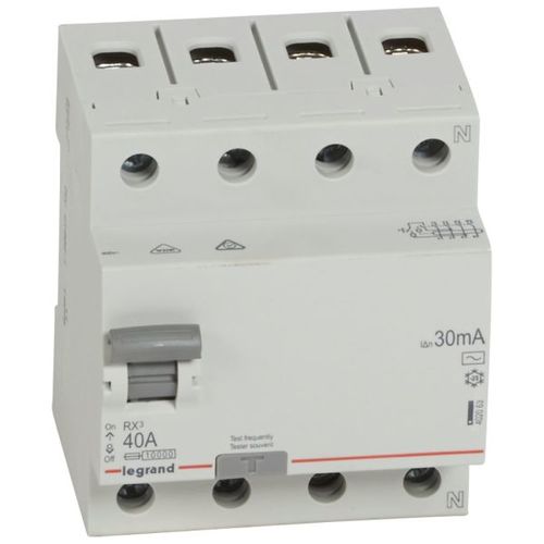 wyłącznik różnicowoprądowy RX3 40A 30mA AC 4P P30440A