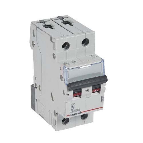 wyłącznik nadprądowy TX3 S-302 B 6A 2P 6000A