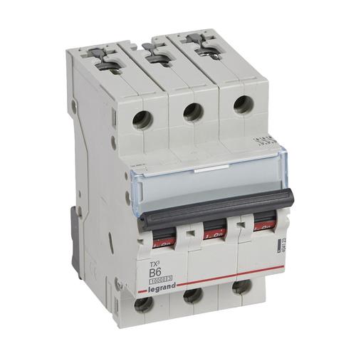 wyłącznik nadprądowy TX3 S-313 B 6A 3P 10kA LEG-404123