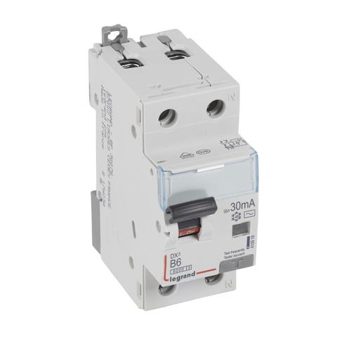 wyłącznik różnicowo nadprądowy P 312 B 6/ 30mA AC DX3