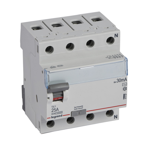 wyłącznik różnicowoprądowy TX3 P304 25A AC 4P