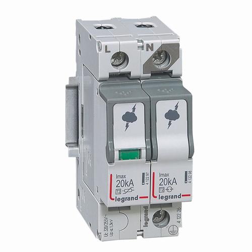 ogranicznik przepięć T2 20 KA 1P+N