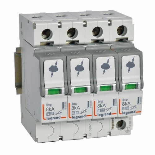 ogranicznik przepięć T1+T2 8/50 4P ochro.B+C