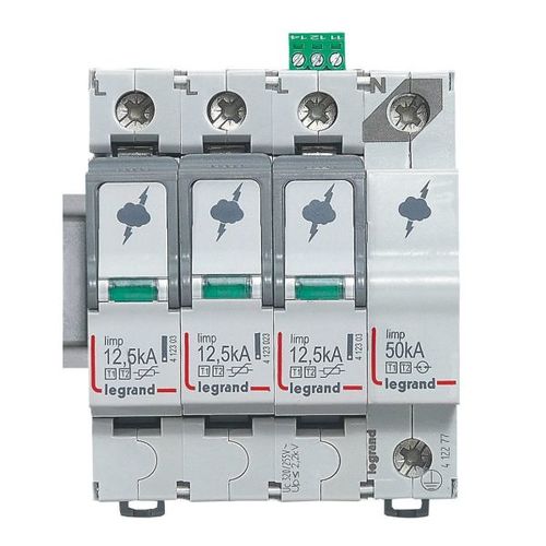 ogranicznik przepięć T1+T2 12,5/60 3P+N