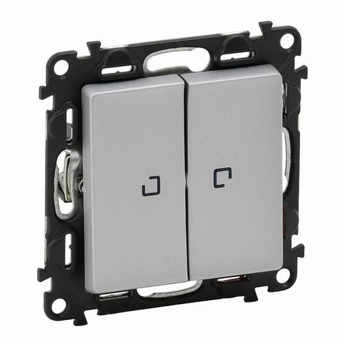 łącznik VALENA LIFE świecznikowy podświetlany aluminium 752328