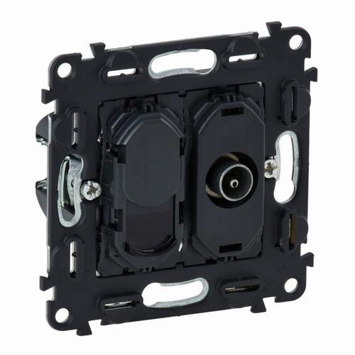 gniazdo VALENA LIFE TV+RJ45 kat.6 UTP LEG-753055