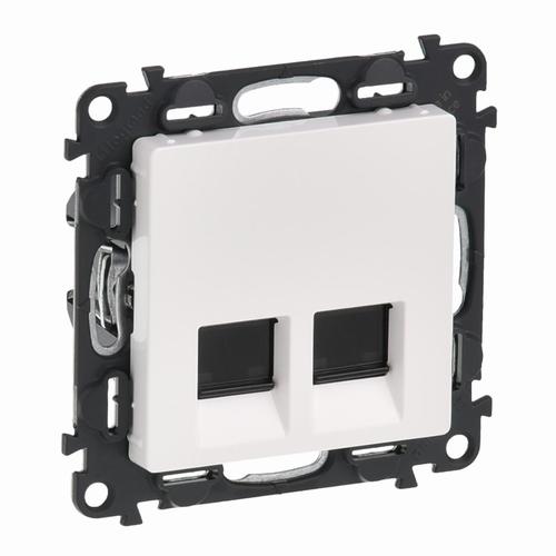gniazdo VALENA komputerowe 2xRJ45 kat.6