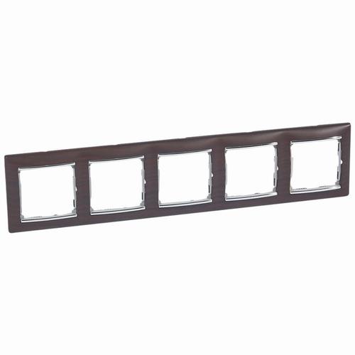 ramka VALENA 5-kr.wenge/srebro