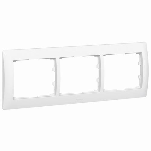 ramka LIFE 3-kr.poziom arctic