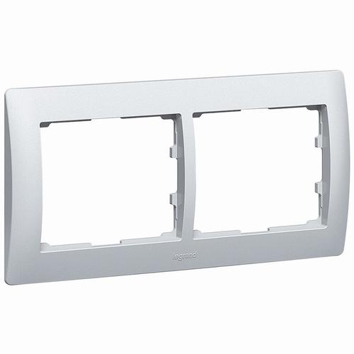 ramka LIFE 2-kr.poziom metalic