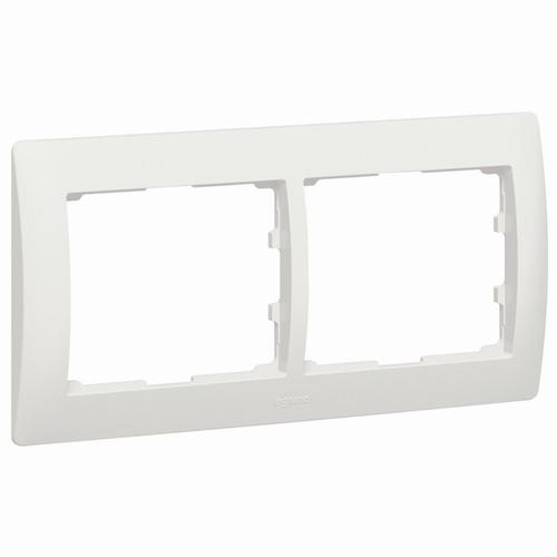 ramka LIFE 2-kr.poziom pearl