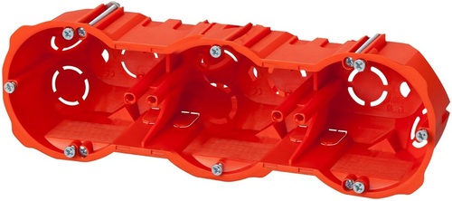 puszka p/t PK-3x60 k/g gleboka pomaranczowa z wkretami karton-gips