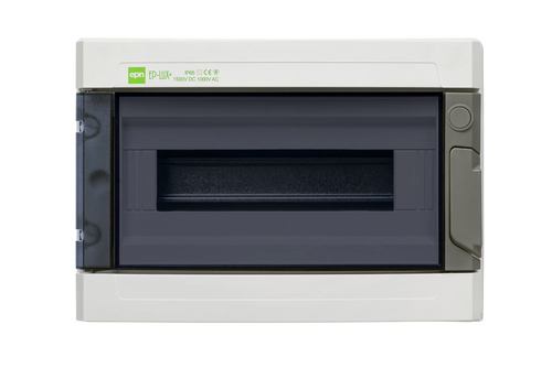 EP-LUX PLUS rozdzielnica 1x12 PE+N natynkowa PV 1500V DC 1000V AC IP 65 - kolor dymny