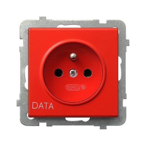 gniazdo SONATA pojedyncze z/u b/r DATA GP-1RZD/m/00 1081