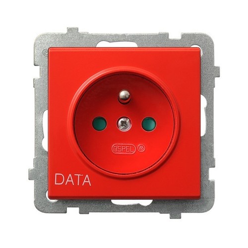 gniazdo SONATA pojedyncze z/u b/r DATA GP-1RZDP/m/00 1081