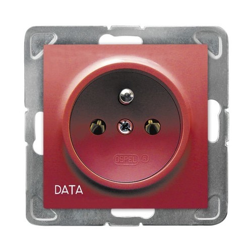 gniazdo IMPRESJA pojedyncze z/u DATA białe GP-1YZD/m/00 1015