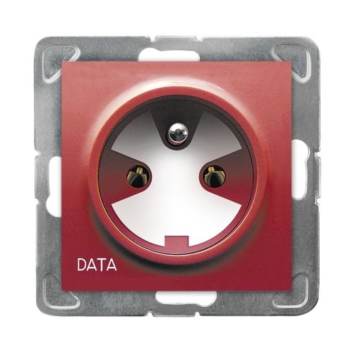 gniazdo IMPRESJA DATA b/r białe GP-1YZK/m 00 1016 z kluczem