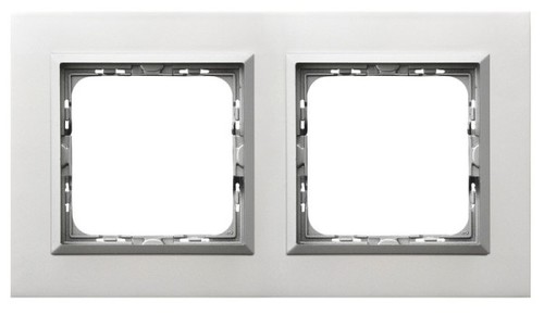 ramka SONATA 2-kr. alum. R-2RAC/35/38