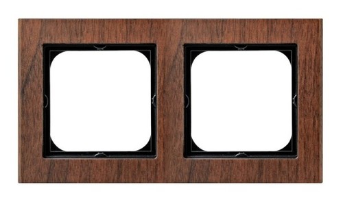 ramka SONATA 2-kr.drewno R-2RW/34