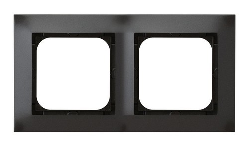 ramka IMPRESJA 2-kr. antracyt R-2Y/50