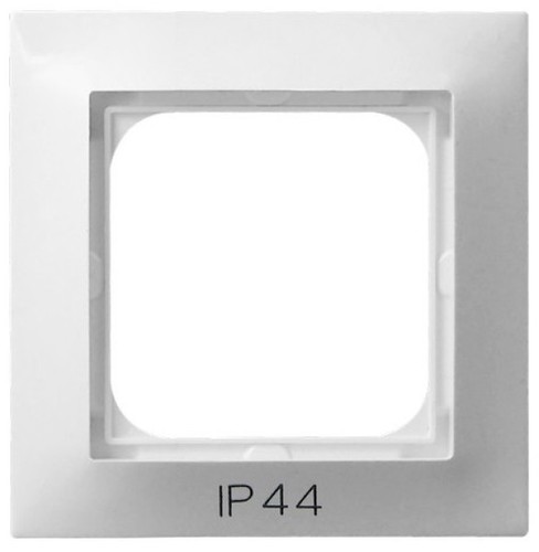 ramka IMPRESJA 1-kr.biały IP44 RH-1Y 00 1045