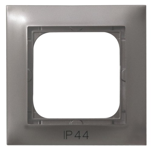 ramka IMPRESJA 1-kr. tytan IP44 RH-1Y/23