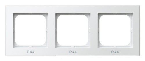 ramka SONATA 3-kr.IP44 biały RH-3R/00 1112