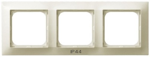 ramka IMPRESJA 3-kr. krem IP44 RH-3Y/27 1046