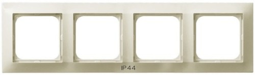 ramka IMPRESJA 4-kr. krem IP44 RH-4Y/27 1049