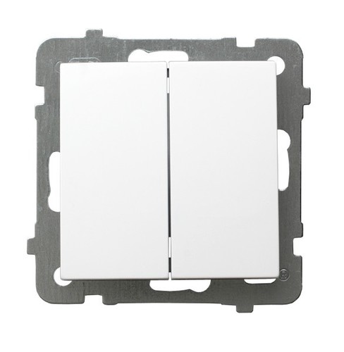 łącznik AS świecznikowy b/r biały LP-2G/m/00 1301
