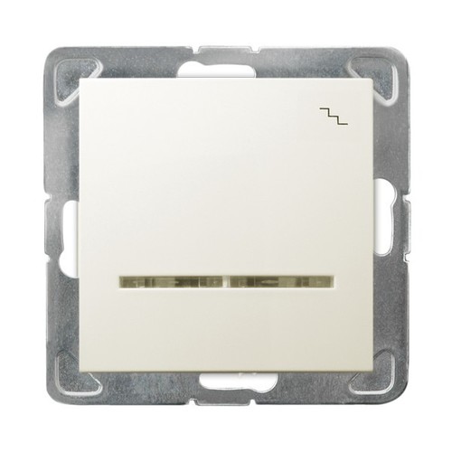 łącznik IMPRESJA schodowy podświetlany b/r kremowy LP-3YS/m/27 1003