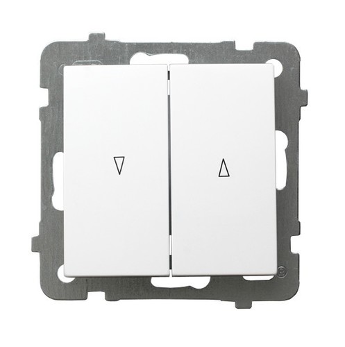 łącznik AS żaluzjowy b/r biały LP-7G/m/00 1305