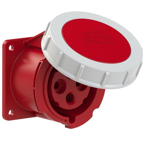 gniazdo siłowe tablicowe proste 32A/4P 400V POWER TWIST 75x75mm IP67