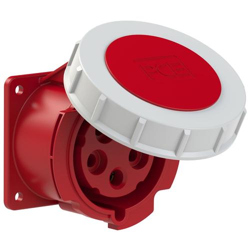 gniazdo siłowe tablicowe proste 32A/5P 400V POWER TWIST 75x75mm IP67