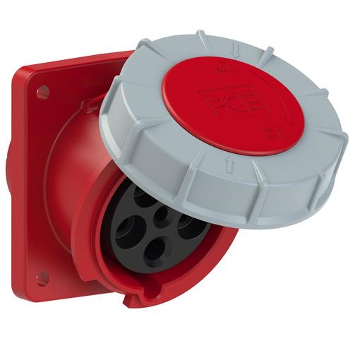 gniazdo siłowe tablicowe skośne 63A/5P 400V POWER TWIST 100x112mm IP67