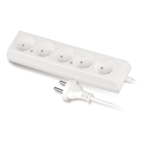 przedłużacz 5gn.b/z 3.0m biały PS-560/3.0 biały