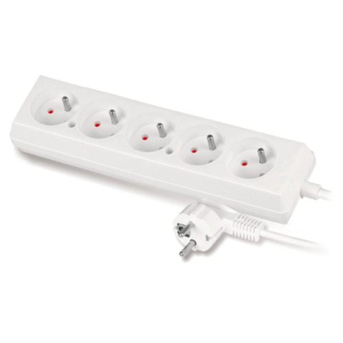 przedłużacz 5gn.z/z 5m biały PS-570/5