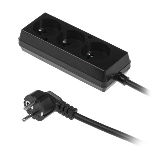 przedłużacz 3gn.z/z 3m czarny PS-370/3,0 czarny