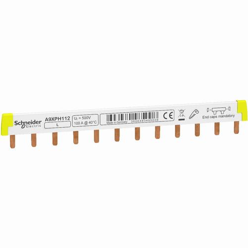 szyna łączeniowa 1P 100A 12mod