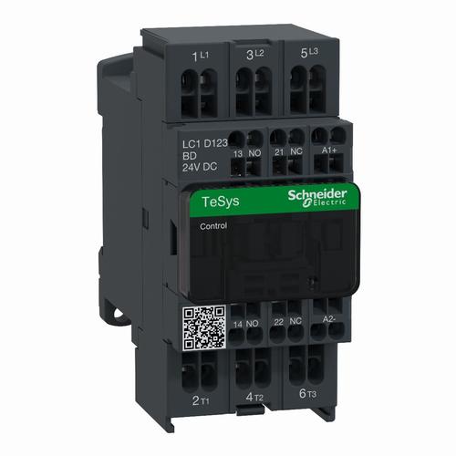 Stycznik mocy LC1D123BD TeSys D AC3 12A 3P 1NO 1NC cewka 24VDC