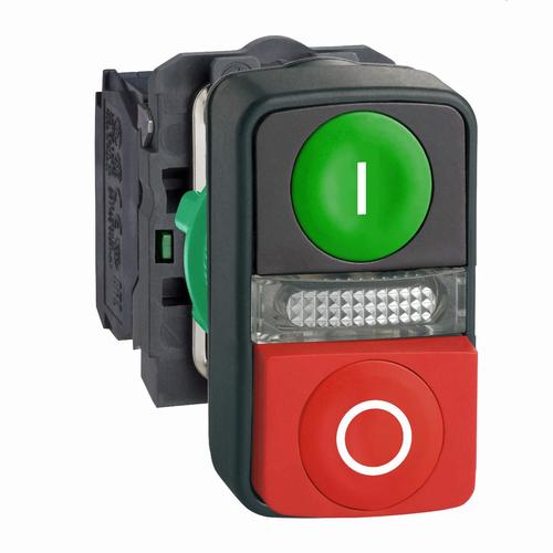 przycisk sterowniczy 22mm z podswietl. LED