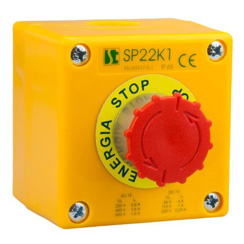 kaseta SP22K1\05-1 zolta, bezpieczenstwa