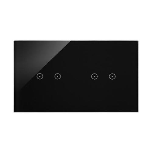 SIMON 54 TOUCH panel dotykowy S54 Touch 2 mod. 2 pola dotykowe poziome + 2 pola dotykowe poziome zastygła lawa