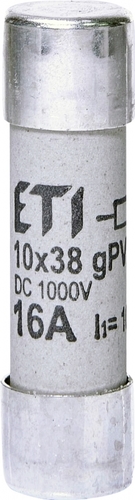 wkładka topikowa cylindryczna PV CH10x38 gPV 16A/1000V DC UL