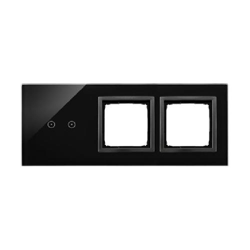 SIMON 54 TOUCH panel dotykowy S54 Touch 3 mod. 2 pola dotykowe poziome + 2 otwory na osprzęty S54 zastygła law