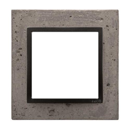 SIMON 54 NATURE ramka 1-kr. beton szorstka przyjaźń