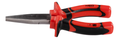 Szczypce wydłużone płaskie 160 mm 1000V, CrV, polerowane