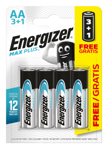 bateria ENERGIZER MAX PLUS AA LR6 /3+1szt.
