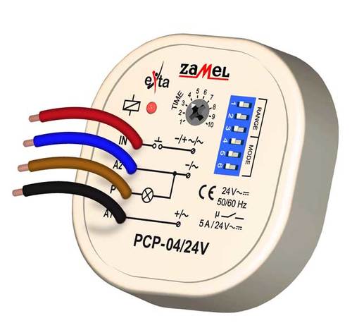 przekaźnik czasowy 24V AC/DC TYP: PCP-04/24V