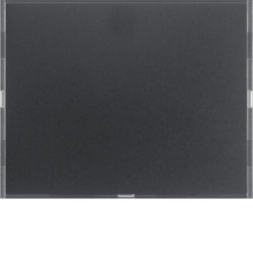 KNX e/s K.x Przycisk 1-kr KNX e/s K.x z polem opisowym, diodami LED RGB i czujnikiem temperatury, antracyt
